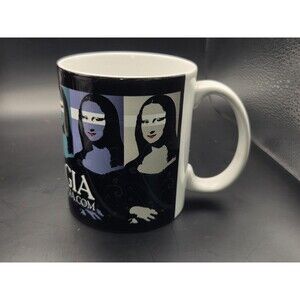 Cafe Borgia Pop Art Style Mona Lisa Ceramic Mug